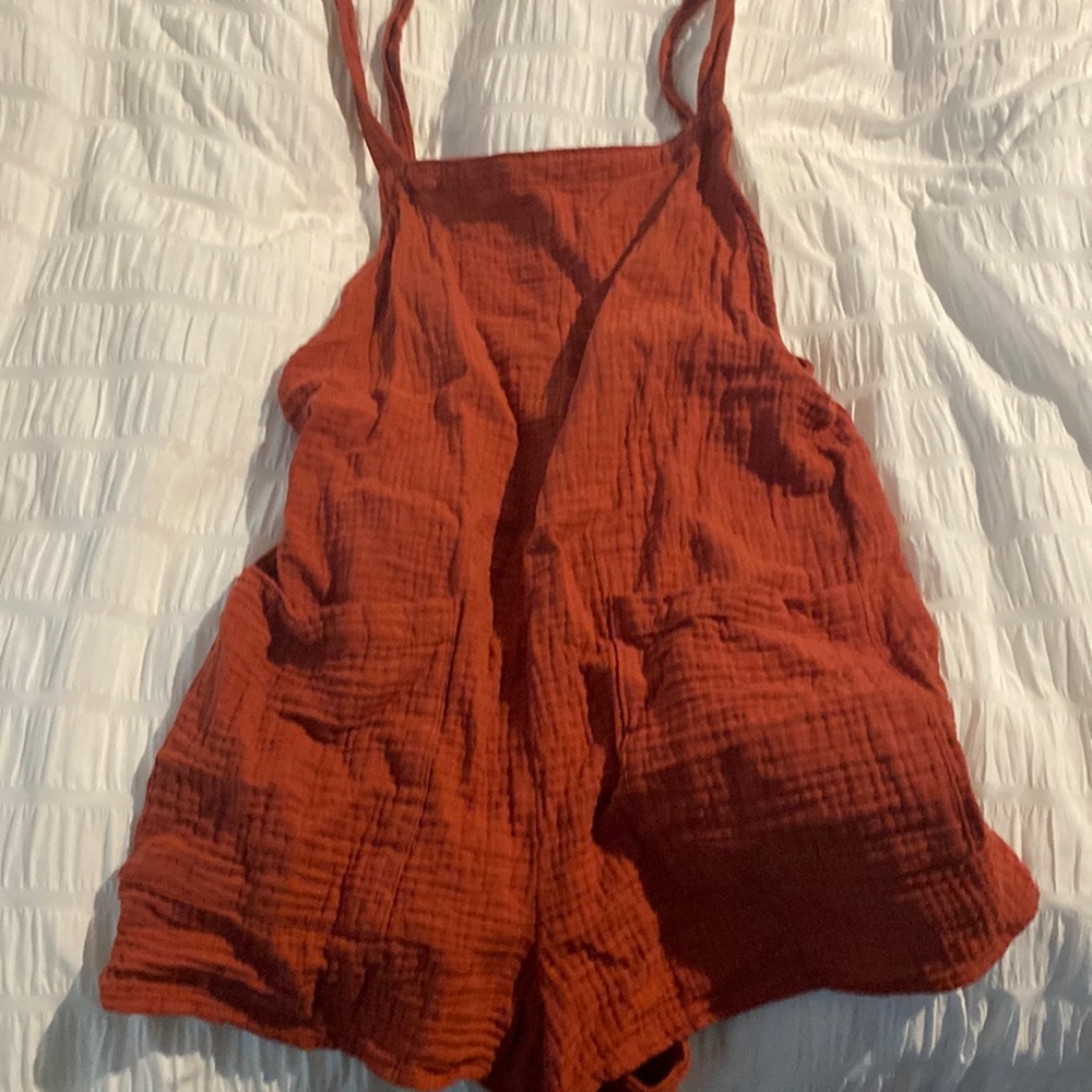 Adorable romper adjustable ties